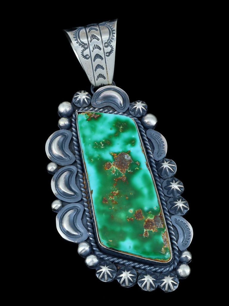Native American Jewelry Royston Turquoise Pendant - PuebloDirect.com