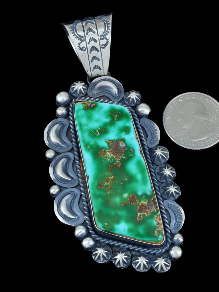 Native American Jewelry Royston Turquoise Pendant - PuebloDirect.com