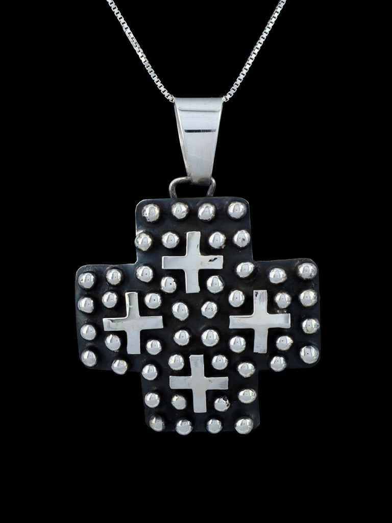 Native American Jewelry Droplet Cross Pendant - PuebloDirect.com