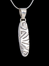 Native American Reversible Spiny Oyster and Turquoise Inlay Pendant - PuebloDirect.com