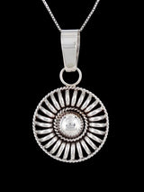 Navajo Sculpted Sterling Silver Pendant - PuebloDirect.com