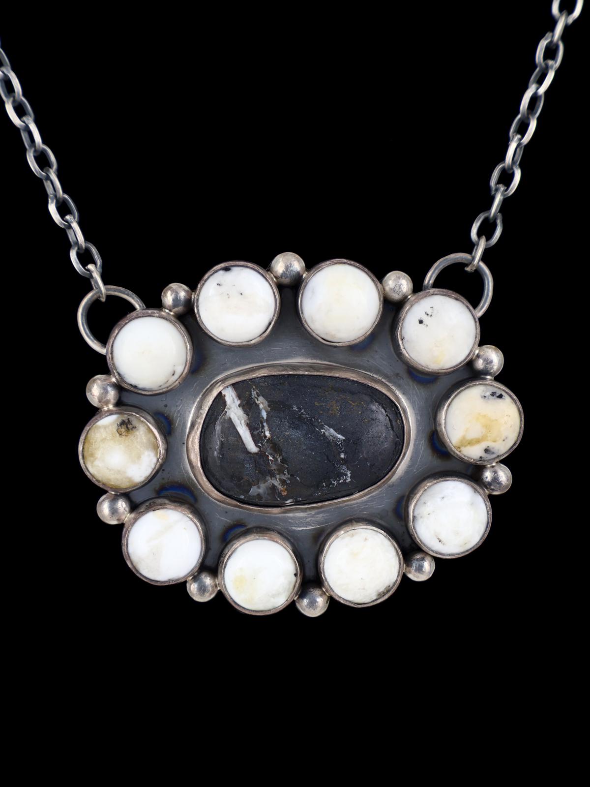 Native American Jewelry White Buffalo Necklace - PuebloDirect.com