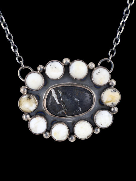 Native American Jewelry White Buffalo Necklace - PuebloDirect.com