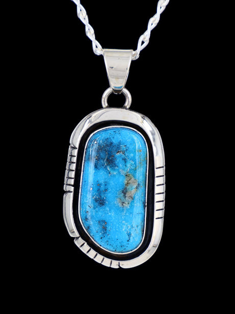 Native American Jewelry Turquoise Pendant - PuebloDirect.com