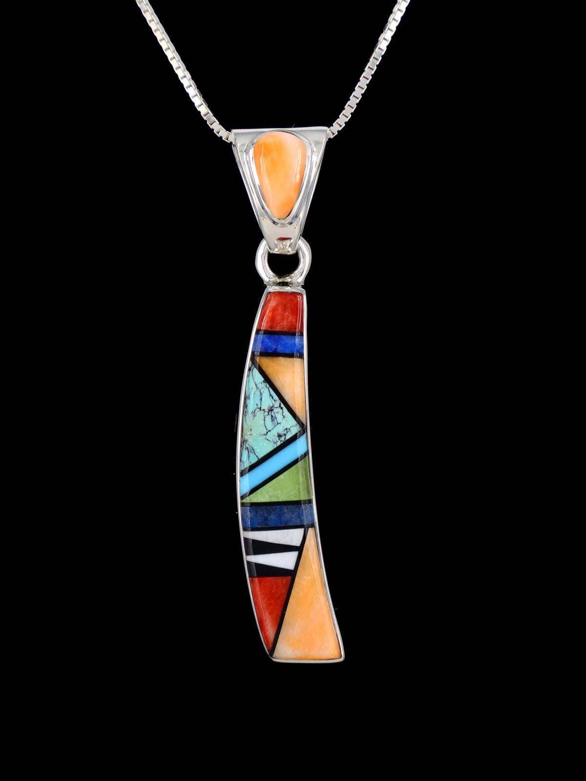 Native American Multistone Inlay Pendant
