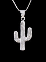 Colgante de cactus con incrustaciones de opalita nativa americana