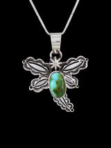 Native American Jewelry Sonoran Gold Turquoise Dragonfly Necklace