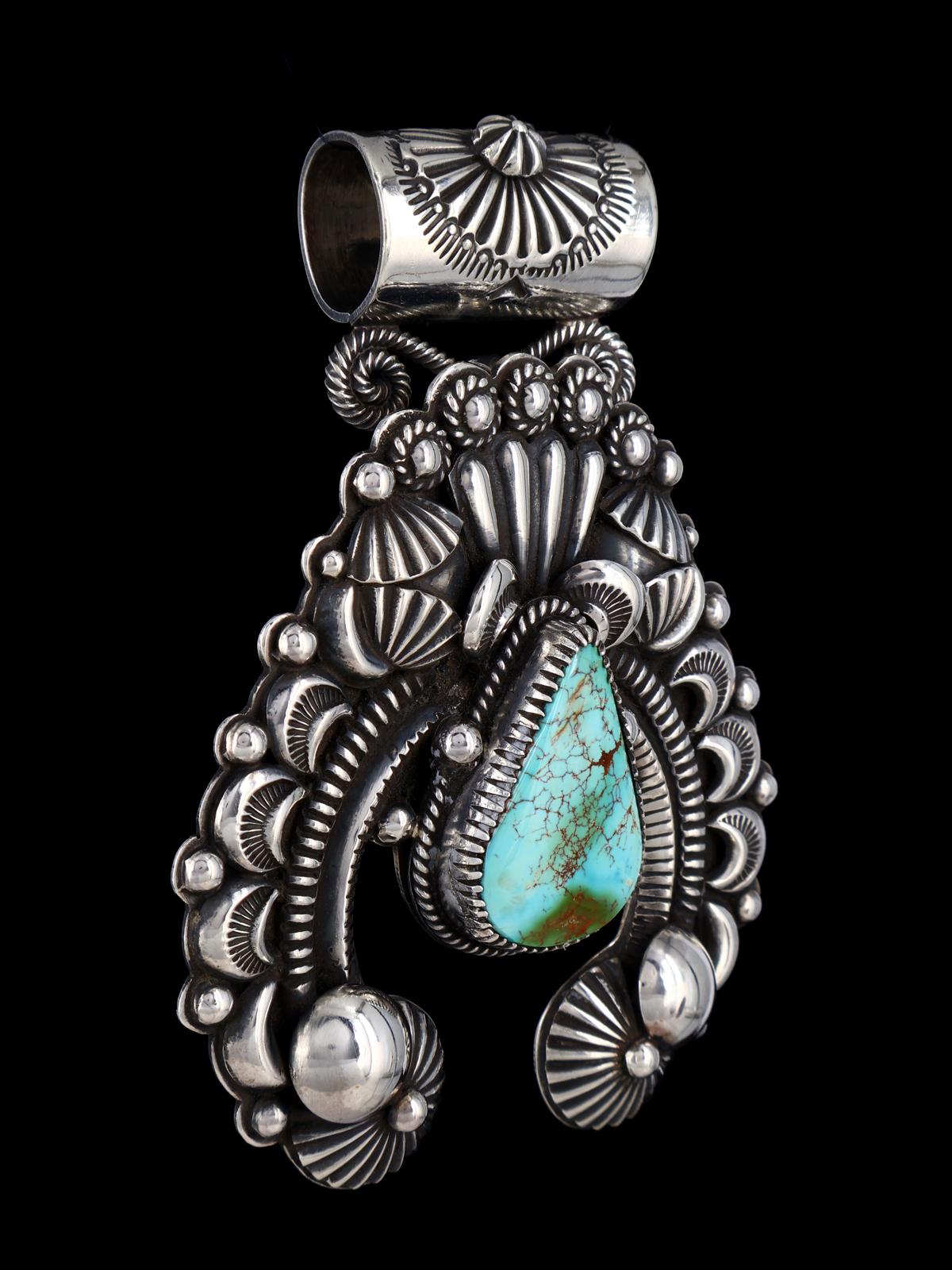 Native American Sterling Silver Jewelry Natural Royston Turquoise