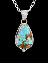 Native American Jewelry #8 Turquoise Pendant Necklace