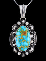 Native American Jewelry Royston Turquoise Pendant