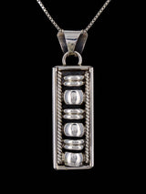 Navajo Sculpted Sterling Silver Pendant