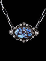 Navajo Sterling Silver Golden Hill Turquoise Necklace - PuebloDirect.com