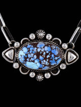 Navajo Sterling Silver Golden Hill Turquoise Necklace - PuebloDirect.com