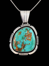 Native American Jewelry Royston Turquoise Pendant - PuebloDirect.com