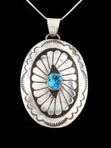 Collar Navajo Colgante Superpuesto Thunderbird Turquesa