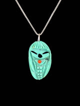 Zuni Turquoise Maiden Fetish Pendant