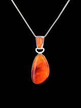 Native American Sterling Silver Spiny Oyster Pendant