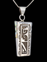 Native American Jewelry Opalite Overlay Pendant