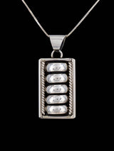 Navajo Sculpted Sterling Silver Pendant