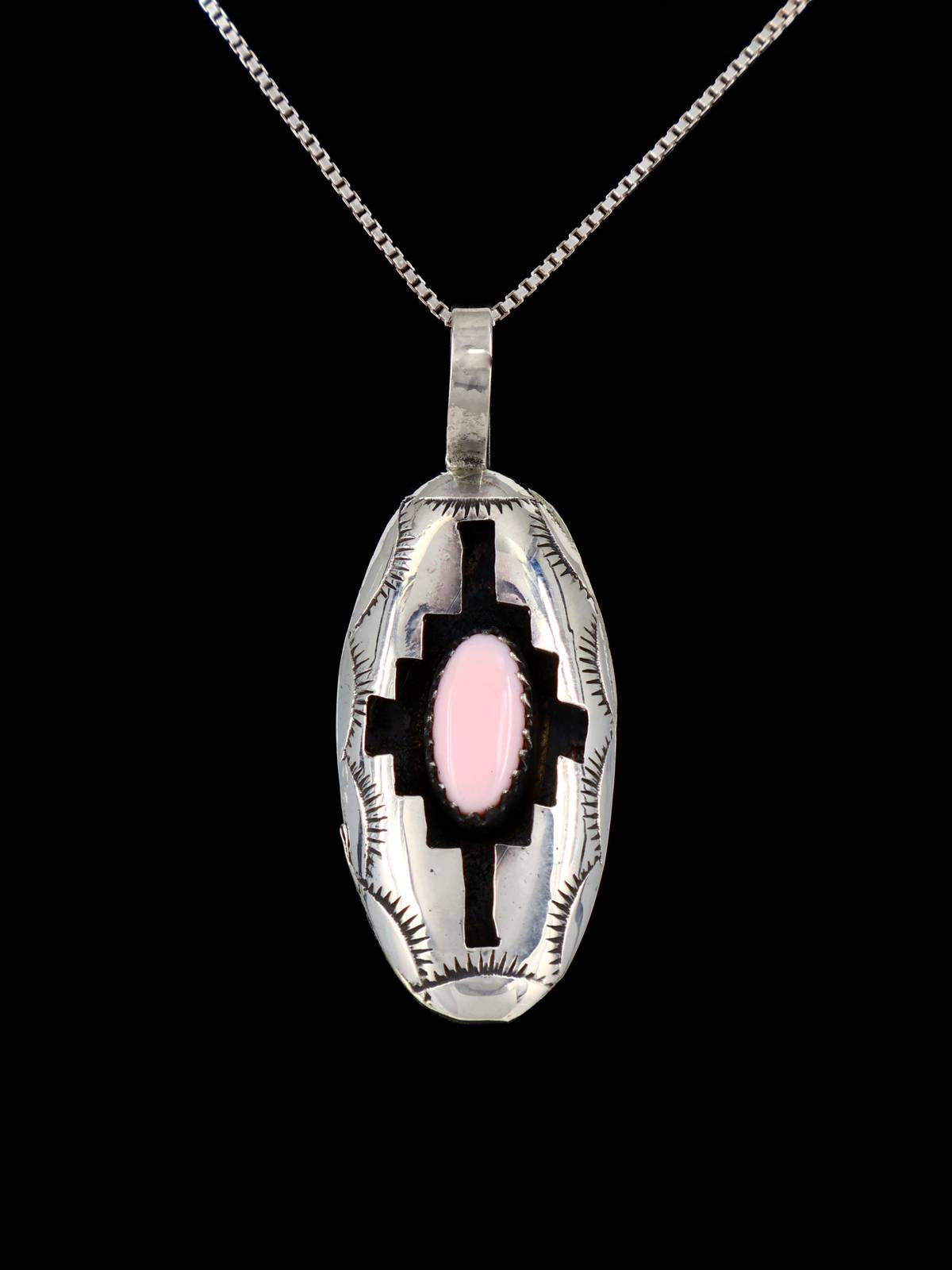 Pendentif Naja en argent sterling turquoise amérindien