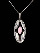 Pendentif Naja en argent sterling turquoise amérindien