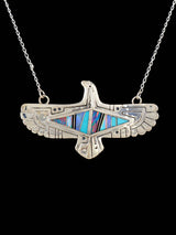 Collier de figurine Yei avec incrustation de turquoise incrusté de Zuni