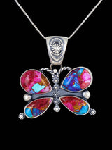 Pendentif amérindien Kingman Turquoise en argent sterling