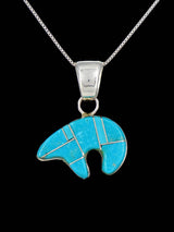 Pendentif croix incrusté de pierres multiples Navajo