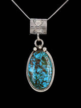 Pendentif en argent sterling Navajo turquoise