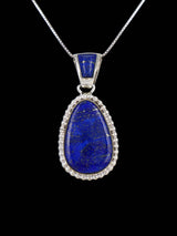 Lapis Lazuli Navajo Sterling Silver Pendant
