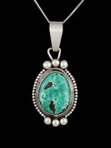 Native American Jewelry Dry Creek Pendentif cœur turquoise