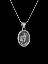 Pendentif cheval en argent sterling Navajo