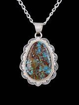 Joyería nativa americana Kingman colgante turquesa