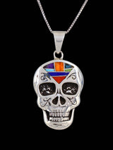 Pendentif cactus incrusté de pavés turquoise amérindiens