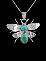 Collar Navajo Colgante Superpuesto Thunderbird Turquesa