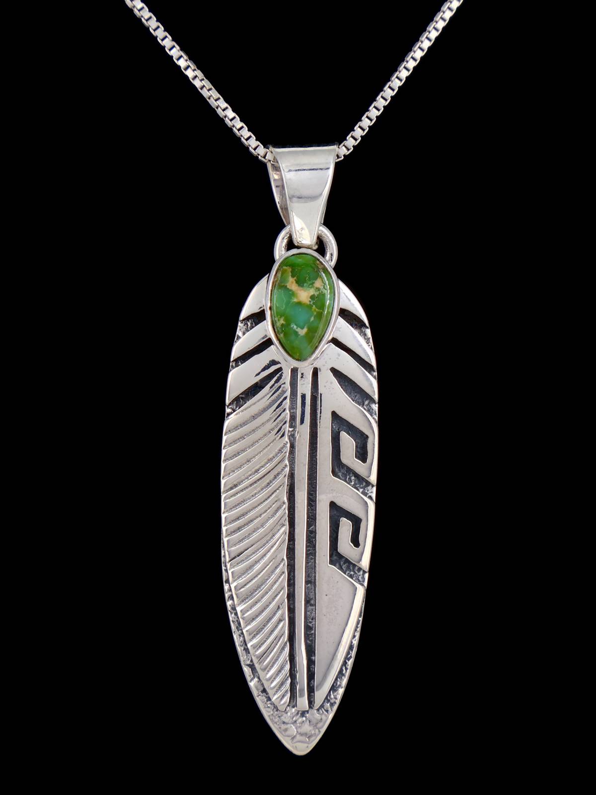 Collier Navajo Pendentif Ours Turquoise Or Sonoran
