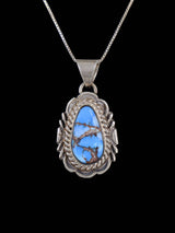 Bijoux amérindiens Pendentif turquoise Golden Hill