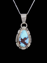 Bijoux amérindiens Pendentif turquoise Golden Hill