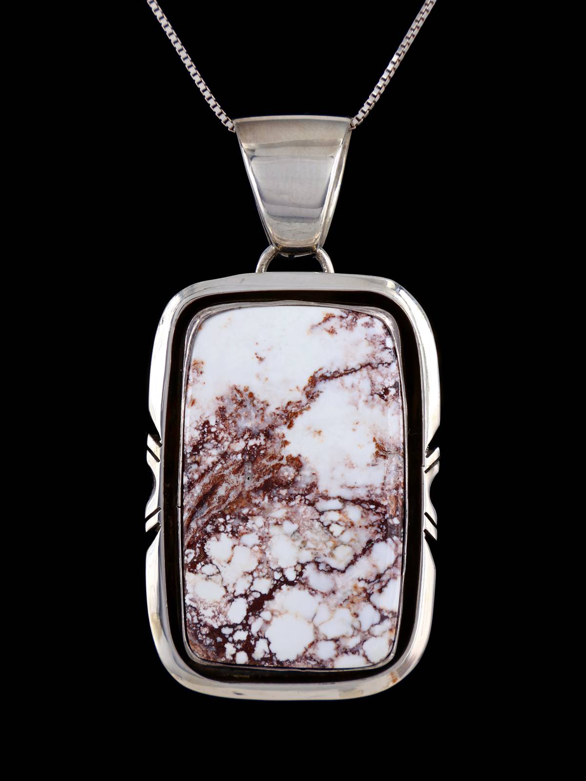 Navajo Sterling Silver Wild Horse Pendant