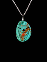 Zuni Turquoise Maiden Fetish Pendant