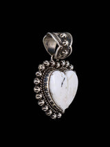 Pendentif amérindien Kingman Turquoise Starburst Heart