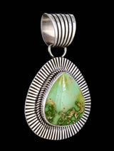Native American Cold Chisel Sonoran Gold Turquoise Pendant