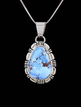 Native American Jewelry Golden Hill Turquoise Pendant