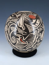 Maceta de semillas de cerámica Mata Ortiz Paquime