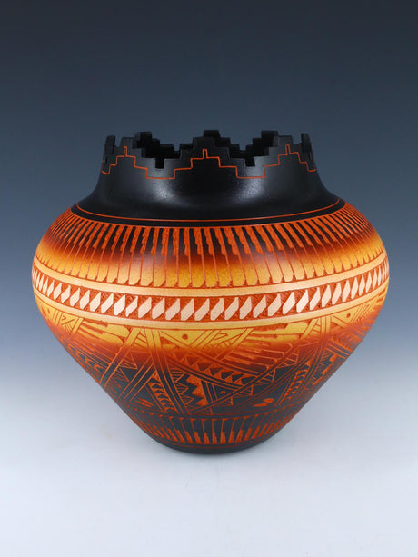 Acoma Pueblo Etched Pottery