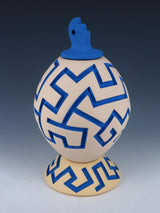 Cerámica Roadrunner grabada a mano de Mata Ortiz