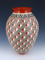 Jarrón de cerámica enrollado a mano Mata Ortiz