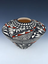 Acoma Pueblo Hand Painted Pottery Vase