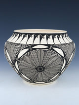 Cerámica pintada a mano de Acoma Pueblo