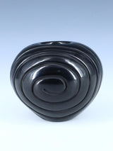 Santa Clara Pueblo Hand Coiled Black Pottery